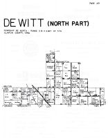 Dewitt Township - North, Clinton County 1960